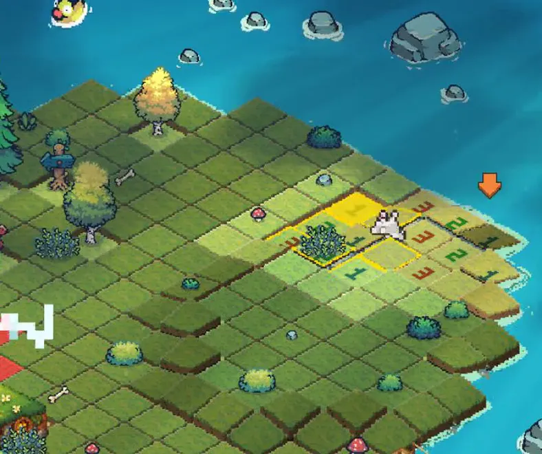 A raider crossing a rival burrow